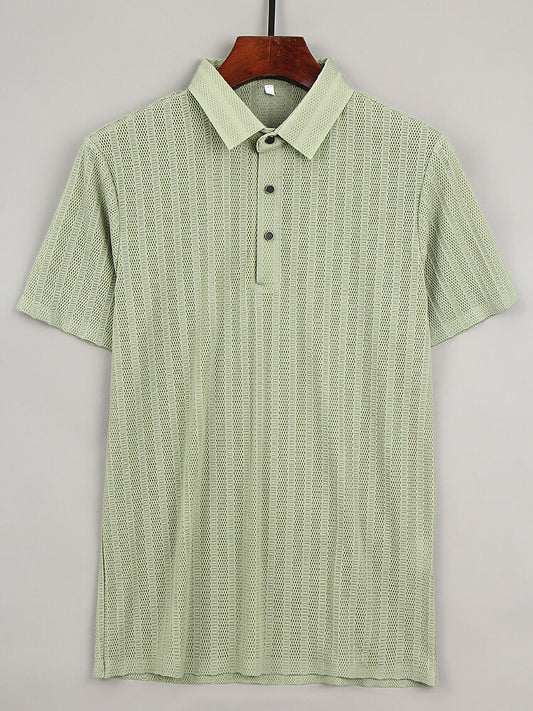 Polo Hombre Seda Elegante - Vestiria