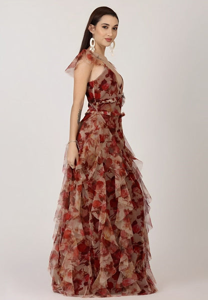 Vestido Floral Estilo Hippie Mujer