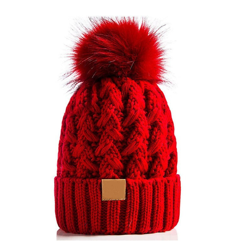 Gorro Punto Invierno Unisex con Pompón Acogedor