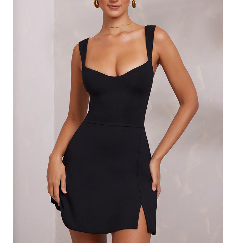 Vestido Glamour Escote Abierto