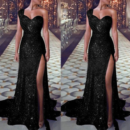 Vestido Largo Asimétrico Elegante