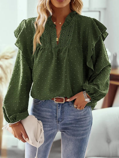Blusa Mujer Estampado Floreado Elegante