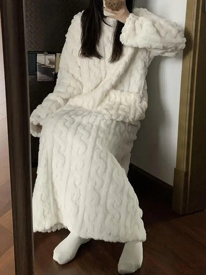 Camisón Mujer Felpa Cálida