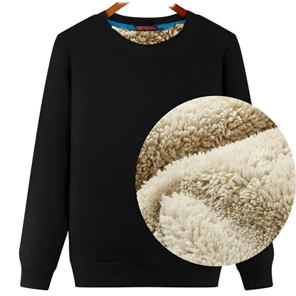 Sudadera Cálido Contraste Forro Polar