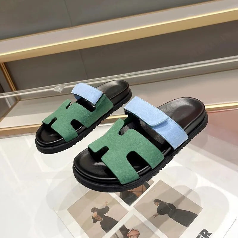 Sandalias Gladiadoras Mujer con Cierre Ajustable
