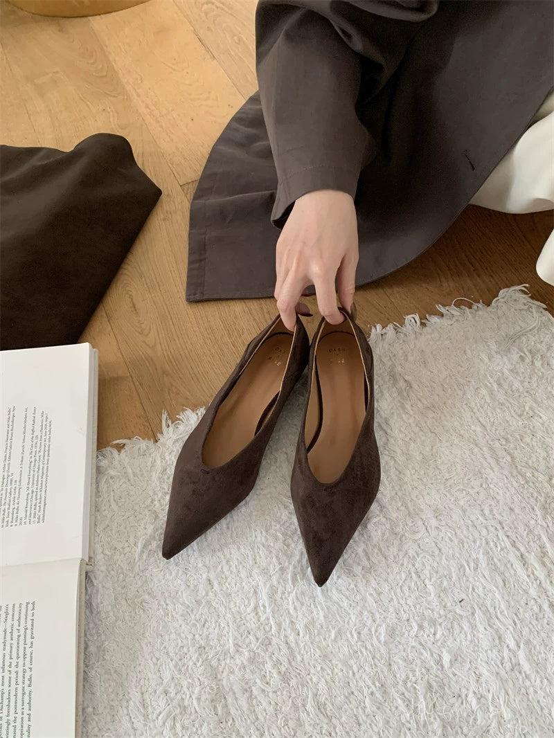 Zapatos Mujer Puntera Fina Elegantes