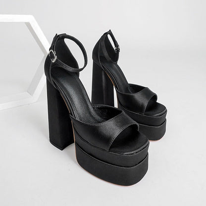 Sandalias Mujer Plataforma Alto Elegantes