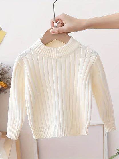 Sudadera Niña Cuello Alto Con Estilo - Vestiria