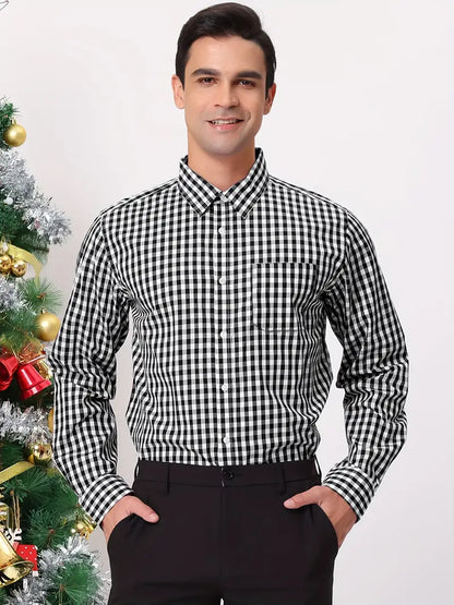 Camisa Cuadros Hombre Elegante