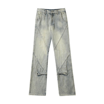 Pantalones Vaqueros Clásicos Moda Urbana