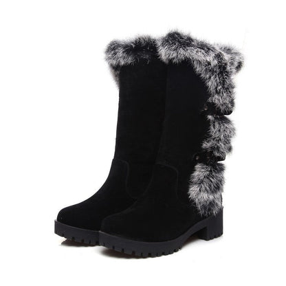 Botas de nieve mujer pelo ante bajas