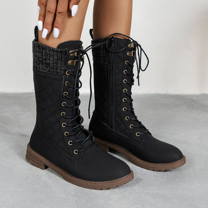 Botas Mujer Acolchadas Alto Cuello - Vestiria
