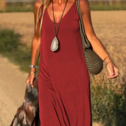 Vestido Largo Mujer Estilo Libre y Casual
