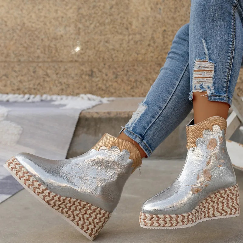 Botas Mujer Estilo Vintage