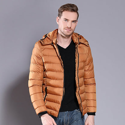 Chaqueta Hombre Acolchada Abultada Cálida