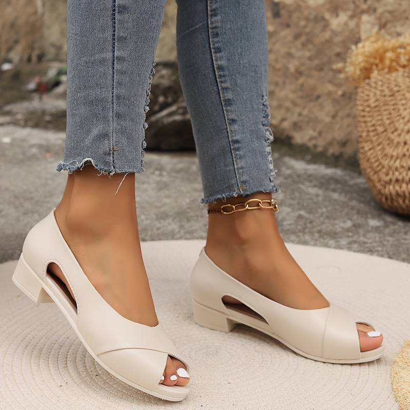 Sandalias Mujer Tacón Bajo Elegantes