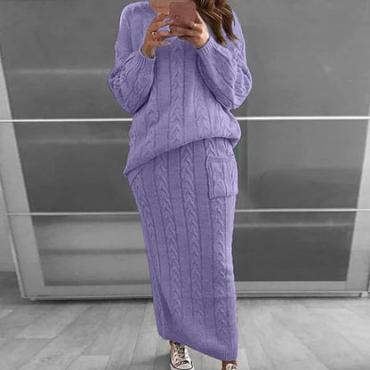 Traje Invierno Jersey Falda Gina