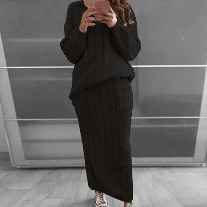 Traje Invierno Jersey Falda Gina