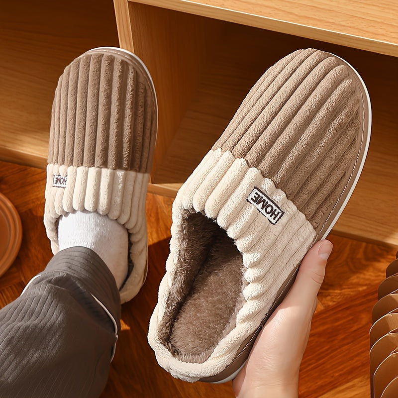 Zapatillas Felpa Suaves y Cálidas para Hogar