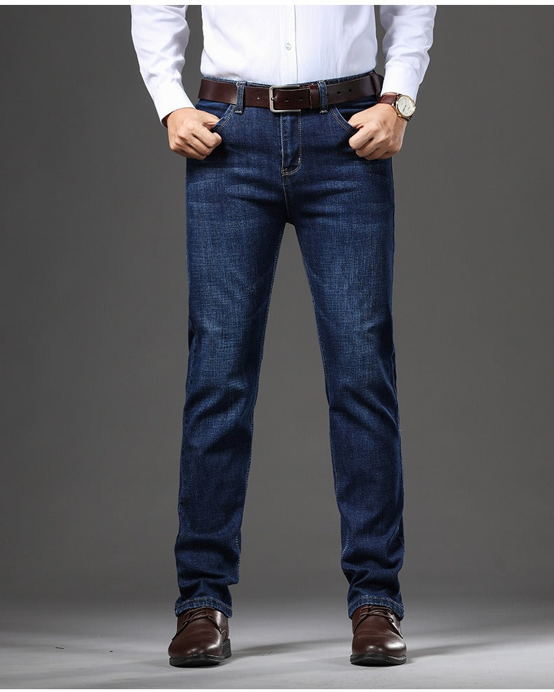 Pantalón vaquero hombre recto elástico cómodo - Vestiria