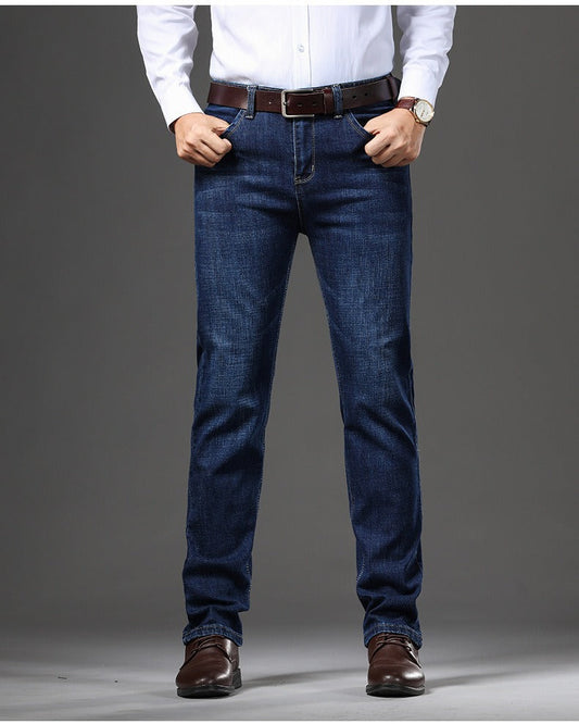 Pantalón vaquero hombre recto elástico cómodo - Vestiria