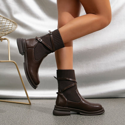 Botas Mujer Sereny con Cintas Decorativas - Vestiria
