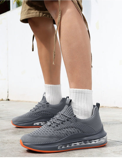 Zapatillas running hombre ligero con aireación y amortiguación