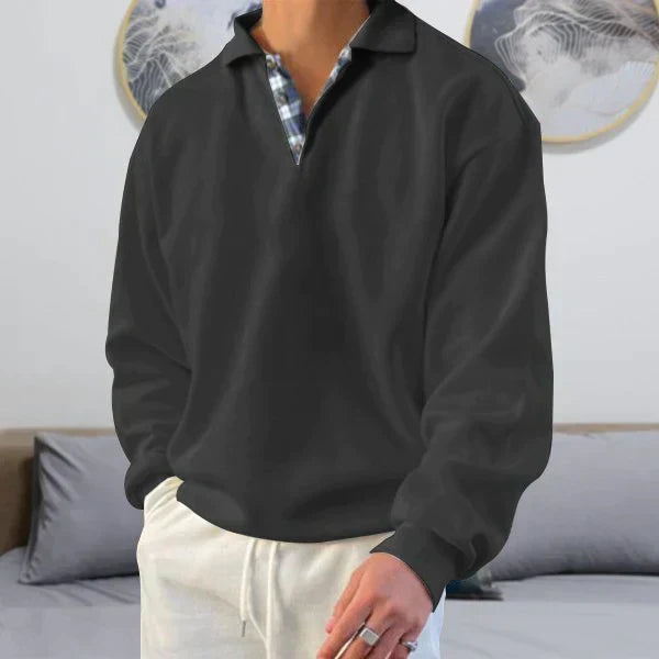Jersey Hombre Cuadros Relajado - Vestiria