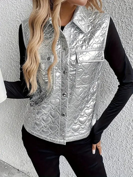 Chaleco corazones mujer romántico - Vestiria