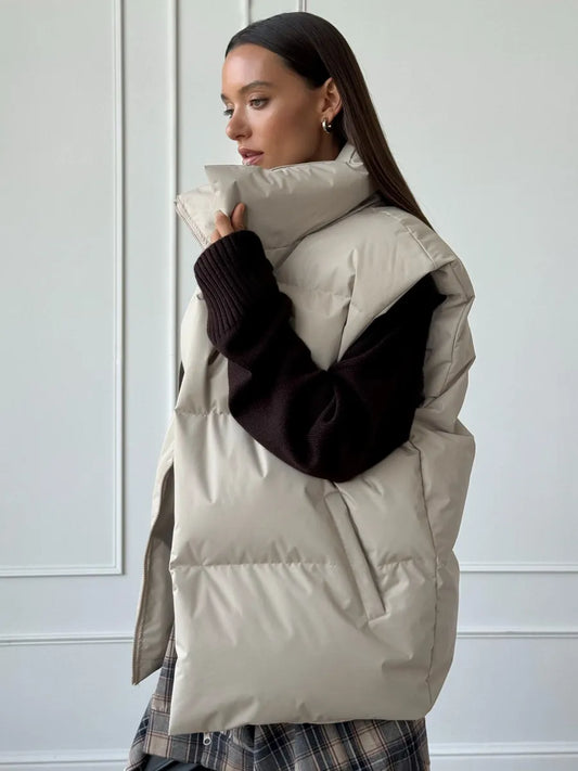 Chaquetón Mujer Colores Naturales - Vestiria