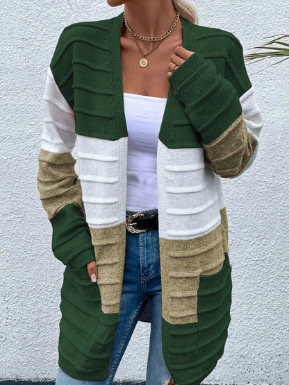 Chaquetilla Rayada Estilosa Mujer