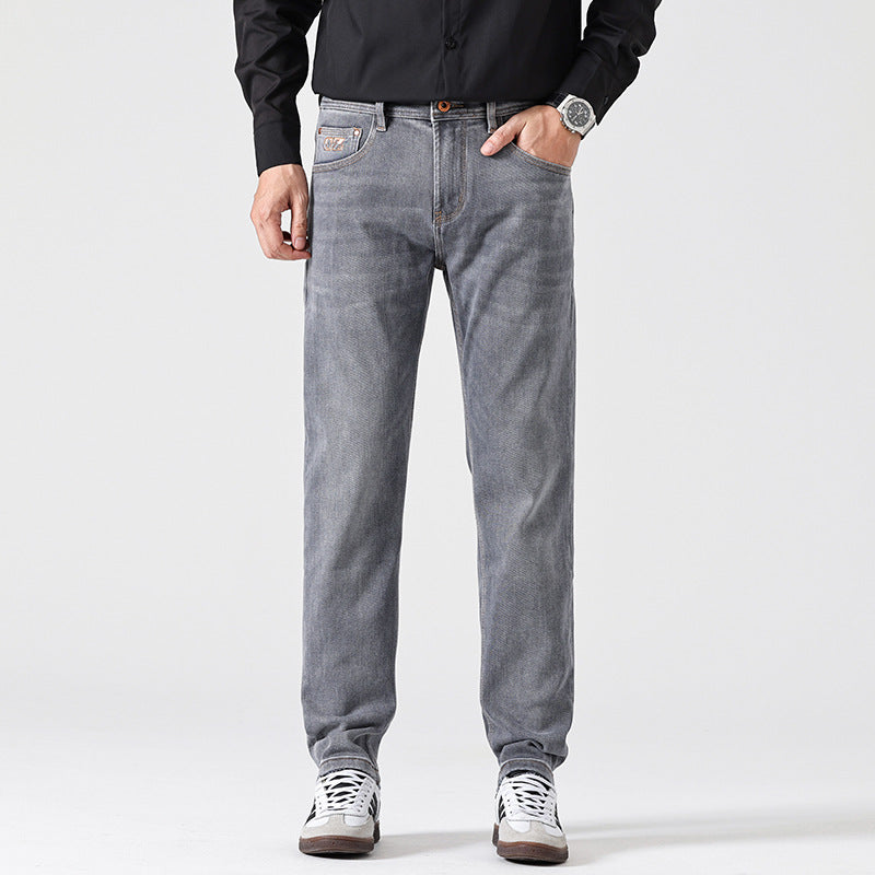 Pantalones Vaqueros Grises Clásicos - Vestiria