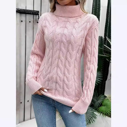 Sudadera cuello alto mujer elegante Freja