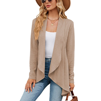 Chaqueta de punto suelta y cómoda