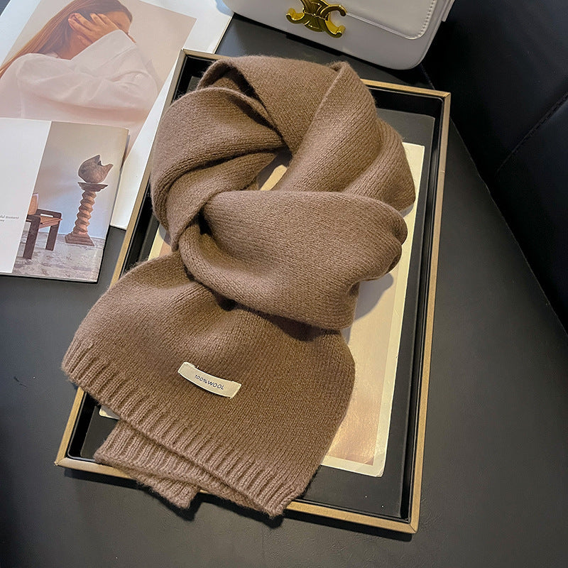 Bufanda Lana Suave Mujer Invierno