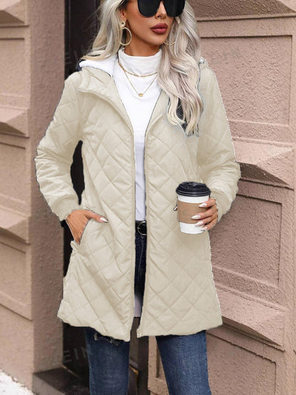 Chaquetón Mujer Acolchado Ligero Capucha Invierno - Vestiria