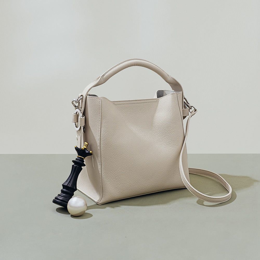 Bolso Bandolera Mujer Piel Azul Claro Elegante - Vestiria