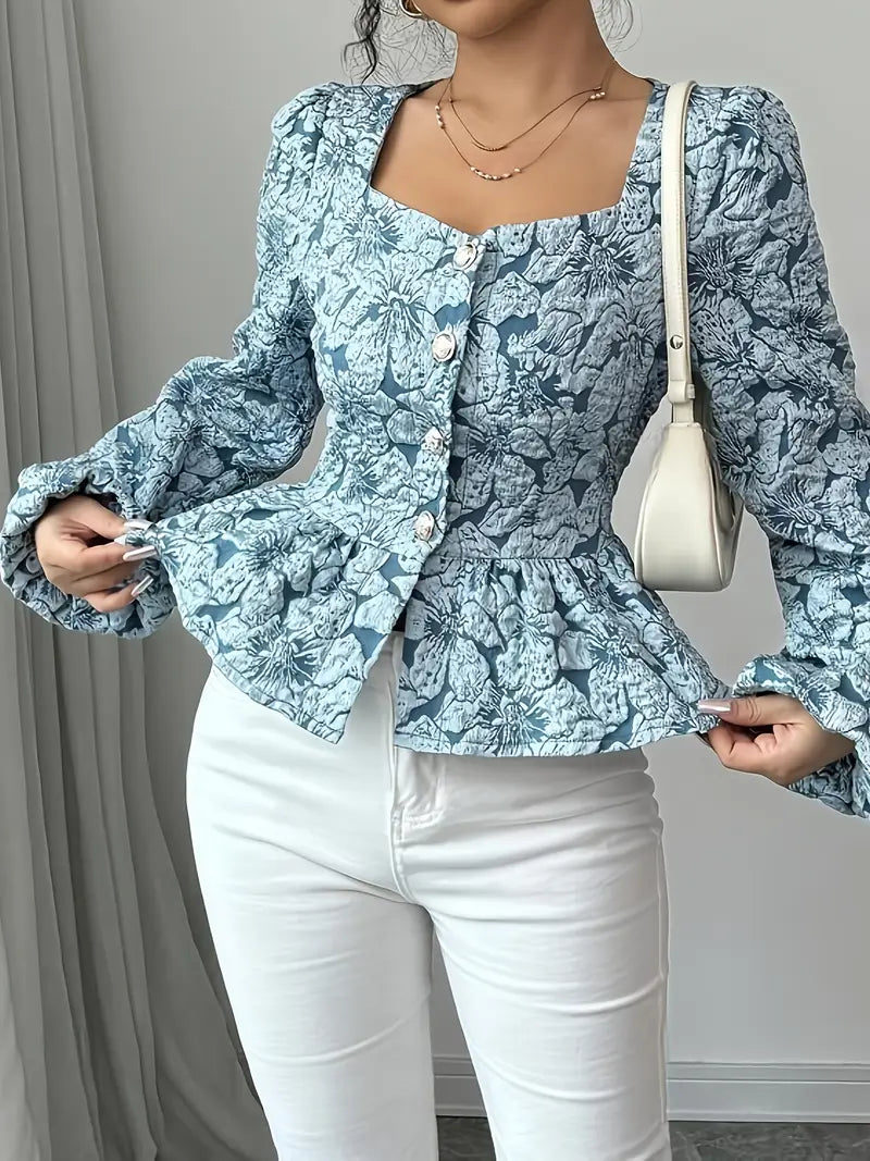 Blusa Florales Estilo Chic Mujer - Vestiria