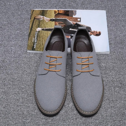 Zapatos Hombre Clásicos Ante Brillante