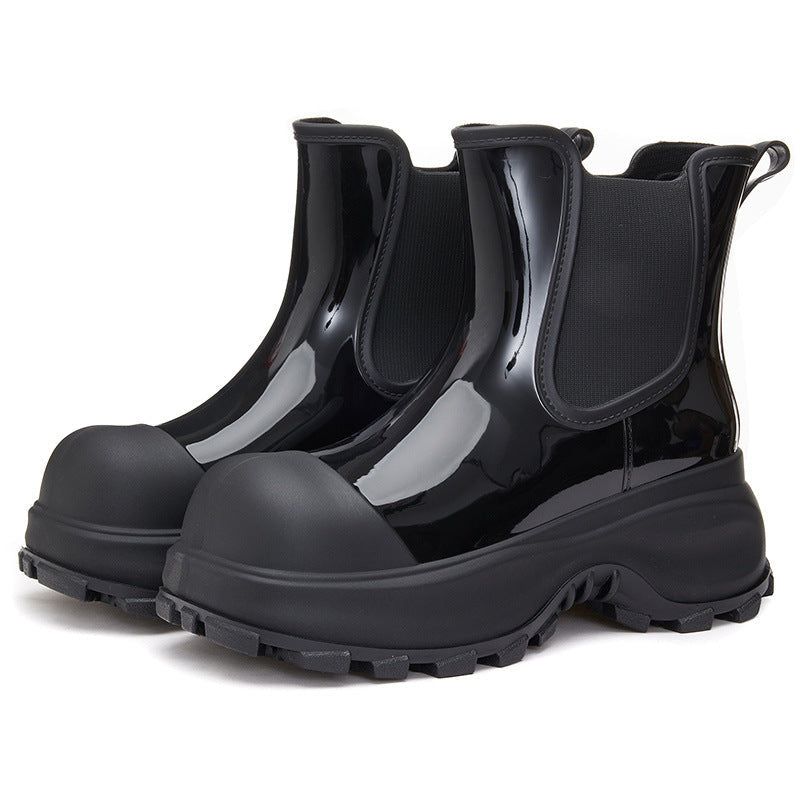 Botas Impermeables Mujer Suela Gruesa