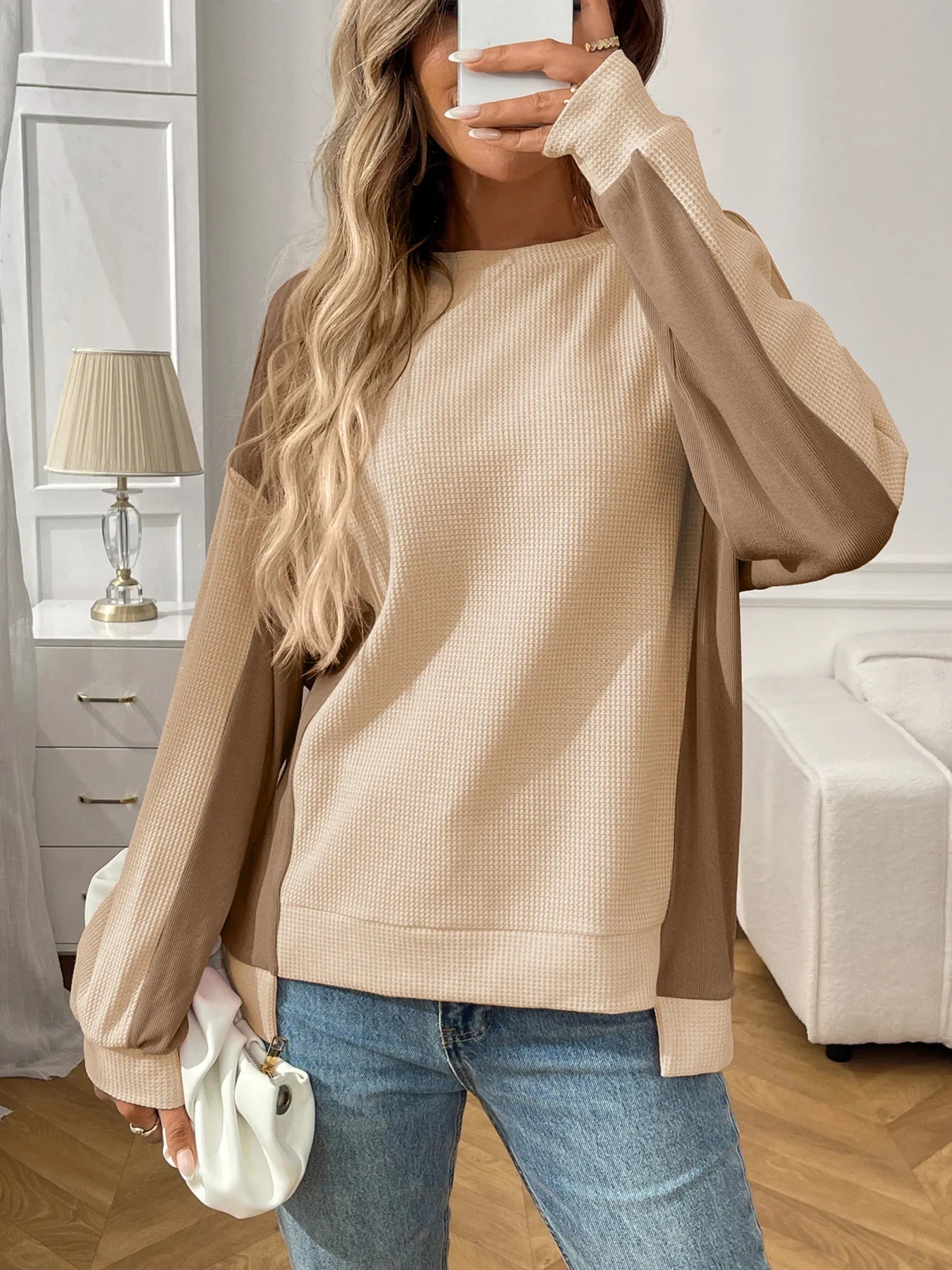 Sudadera de manga larga estilo casual moderno