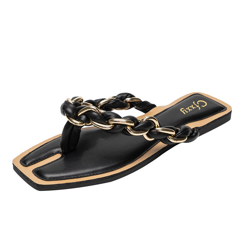 Sandalias de Playa Mujer con Cadenas para Verano