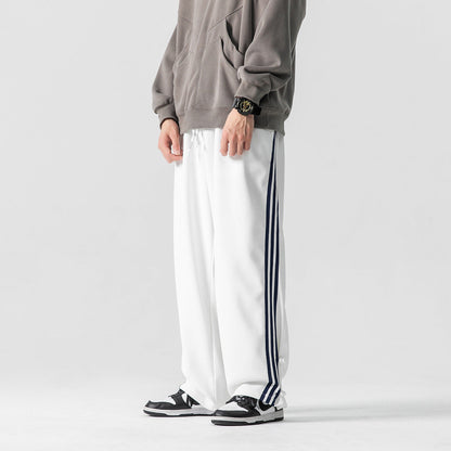 Pantalones deportivos rayados modernos para hombre - Vestiria
