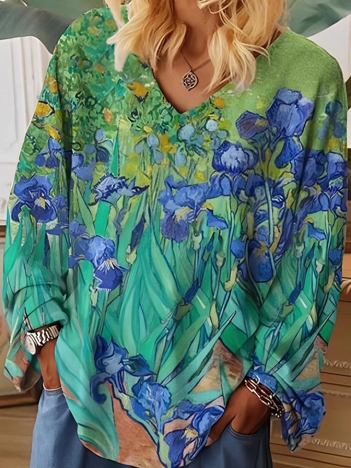 Camiseta Van Gogh Estilo Libre Elegante - Vestiria