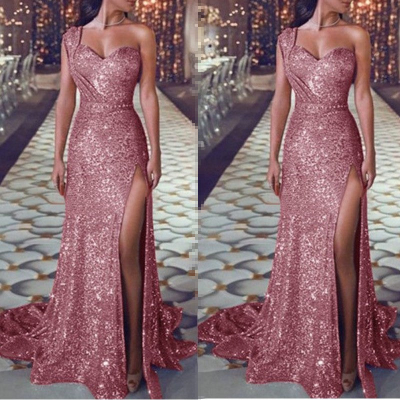 Vestido Largo Asimétrico Elegante