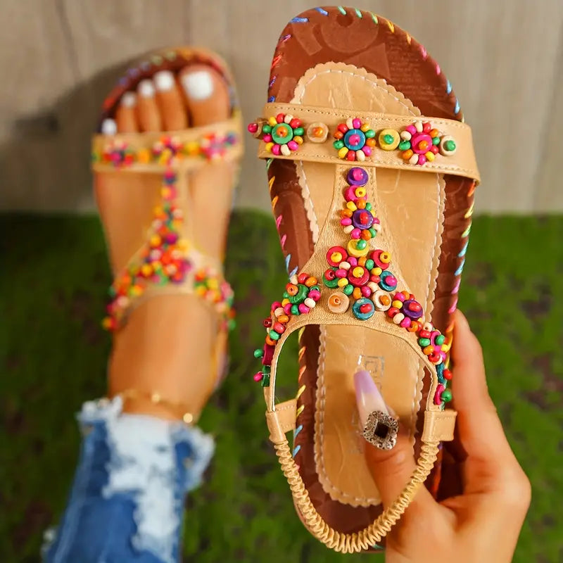 Sandalias Verano Coloridas Diseño - Vestiria