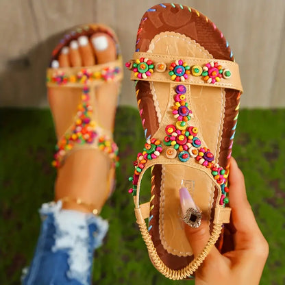 Sandalias Verano Coloridas Diseño - Vestiria