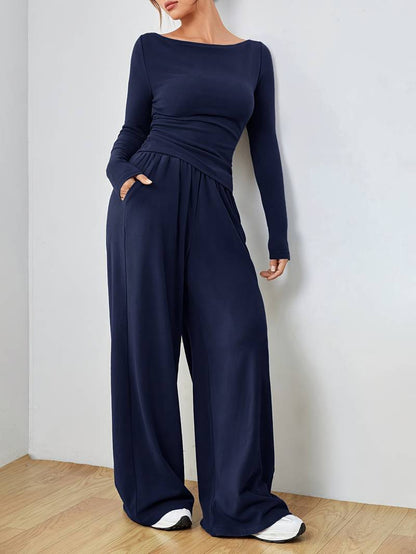 Pijama de Jersey Suave y Ancho para Mujer