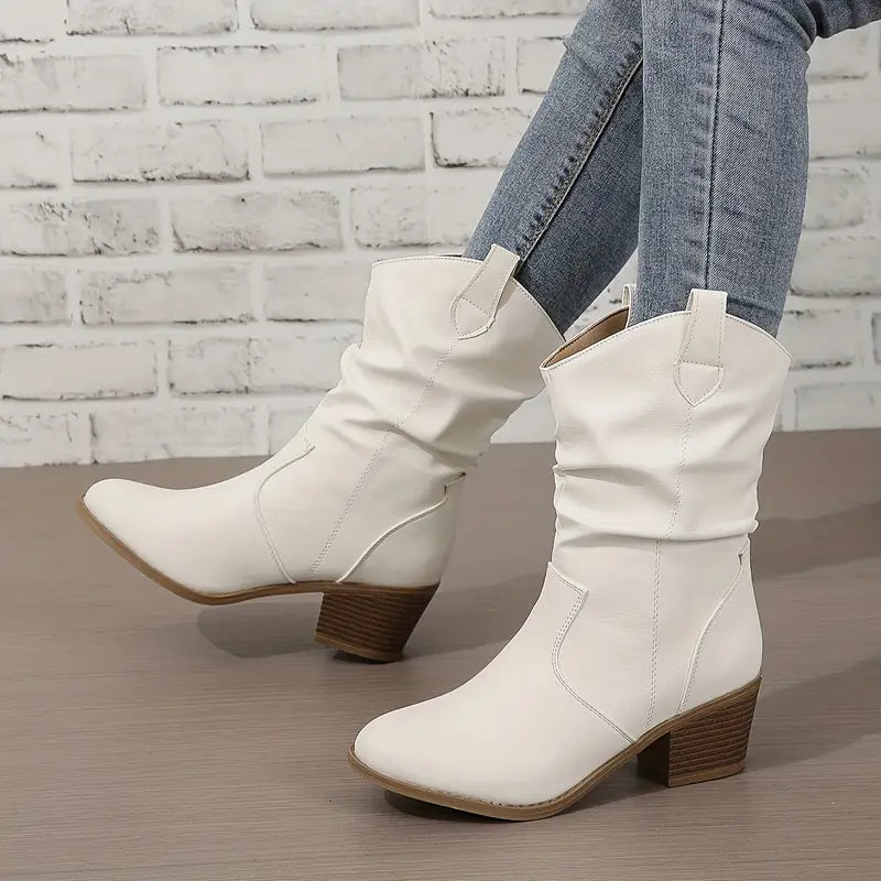 Botas Cuero Mujer Estilo Elegante