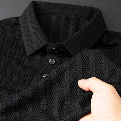 Polo Hombre Seda Elegante